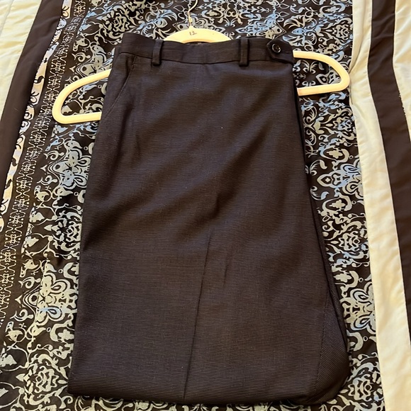 Michael Kors dress slacks, navy/blackk pattern, very nice, 42/30 - Picture 3 of 7